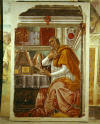 San Agustn, Sandro Botticelli, 1480, Iglesia Ognissanti, Florencia.